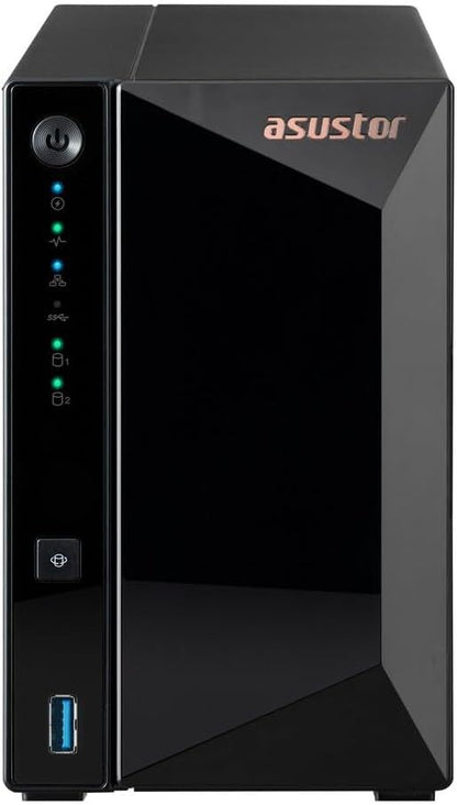 Asustor Drivestor 2 Pro Gen2 2 Bay NAS Quad-Core 1.7GHz CPU Diskless AS3302T v2