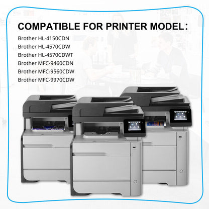 4PK TN315 Toner Cartridge For Brother TN-315 HL-4570CDW MFC-9970CDW MFC-9560CDW