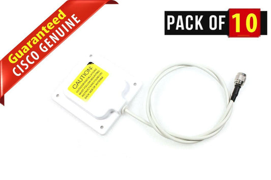 Lot x 10 OEM Cisco AIR-ANT2460P-R 6 DBI Patch Antenna W/Cable 6 DBI Patch PR-TNC