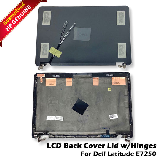 Dell Latitude E7250 12.5" LCD Back Cover Lid Assembly with Hinges 4XG2K C10V8