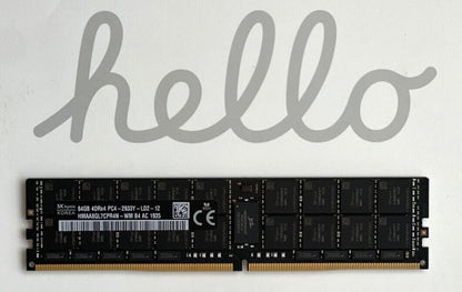 NEW!!! HMAA8GL7CPR4N-WM SK HYNIX 64GB 4DRX4 PC4-2933Y-LD2 DDR4 ECC SERVER RAM (NOT FOR HOME PC)