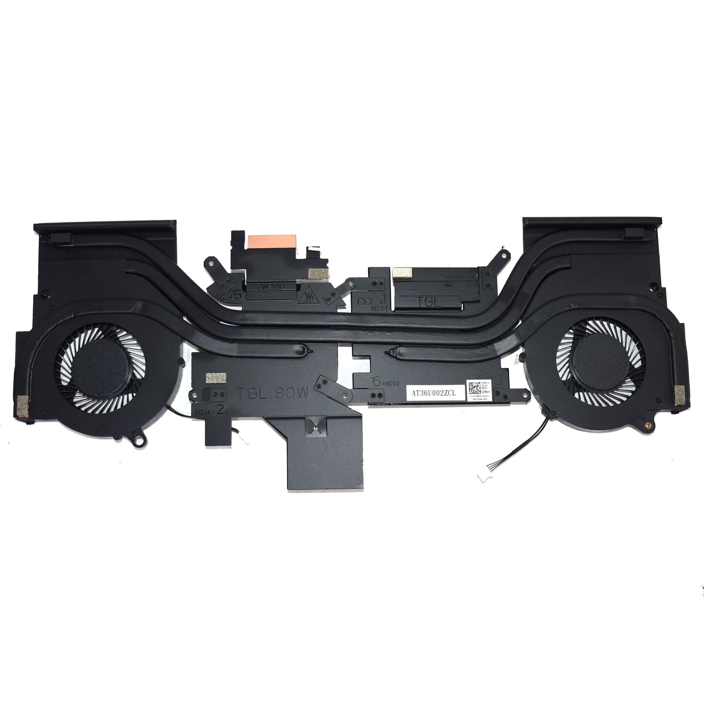 Dell Alienware m15 R6 CPU GPU Cooling Fan Heatsink Assembly AT36U002ZCL 3T8KM