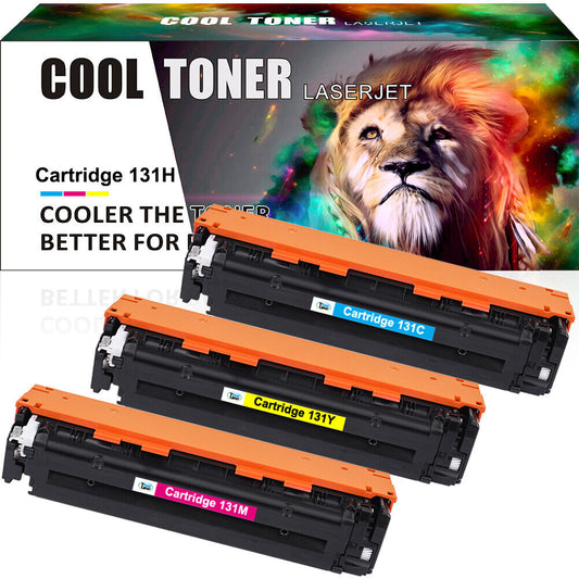 3Pack CRG131 Toner Compatible With Canon 131 ImageCLASS MF8280Cw MF624Cw MF628Cw