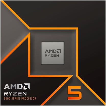 AMD Ryzen 5 9600X Processor (Zen 5) 6-Core 3.9GHz AM5 65W CPU 100-100001405WOF