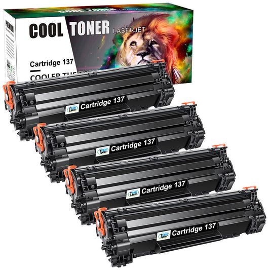 4PK CRG137 For Canon 137 Toner Cartridge ImageClass MF232w MF236n MF229dw MF216n