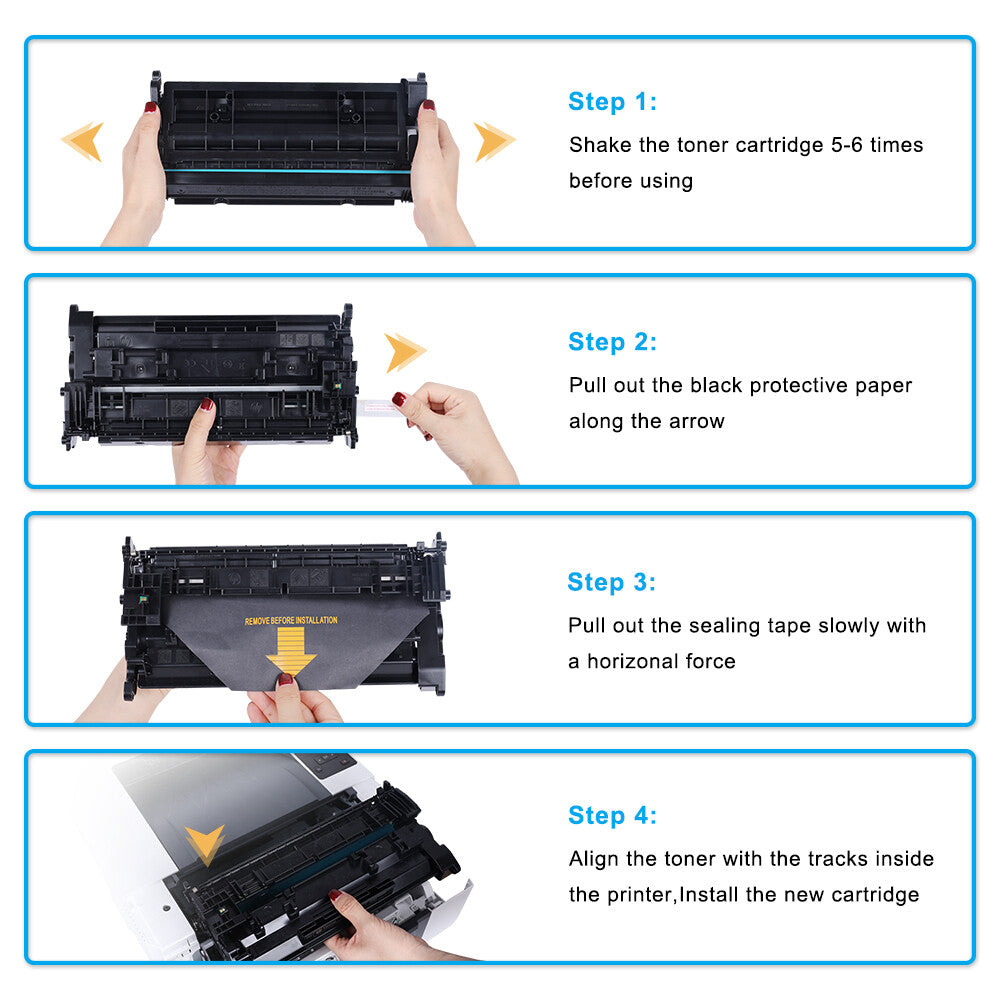 10x High Yield CF280X 80X Toner Compatible For HP LaserJet Pro 400 M401n Printer