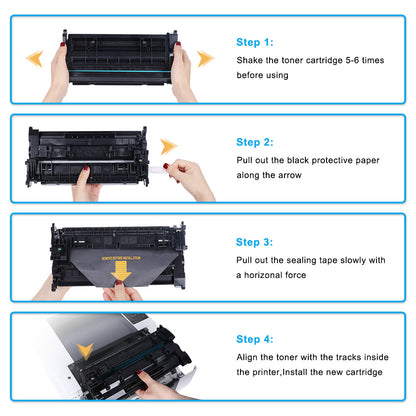 10x High Yield CF280X 80X Toner Compatible For HP LaserJet Pro 400 M401n Printer