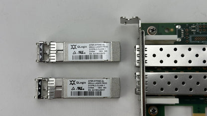 Dell QLogic QLE2692 Dual Port Fibre Channel 16Gb PCI-e 3.0 HBA FC LP with SFP+