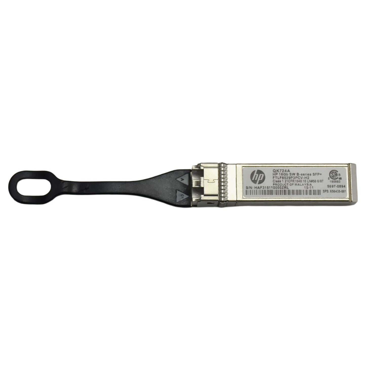 Lot of 10 HP B-Series QK724A 16Gb FC MMF 850nm LC 300m SFP+ Transceiver Module
