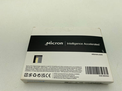 New Micron MTFDKCC7T6TFR-1BC1ZABYYR 7450 PRO - SSD - 7.68 TB - U.3 PCIe 4.0 NVMe