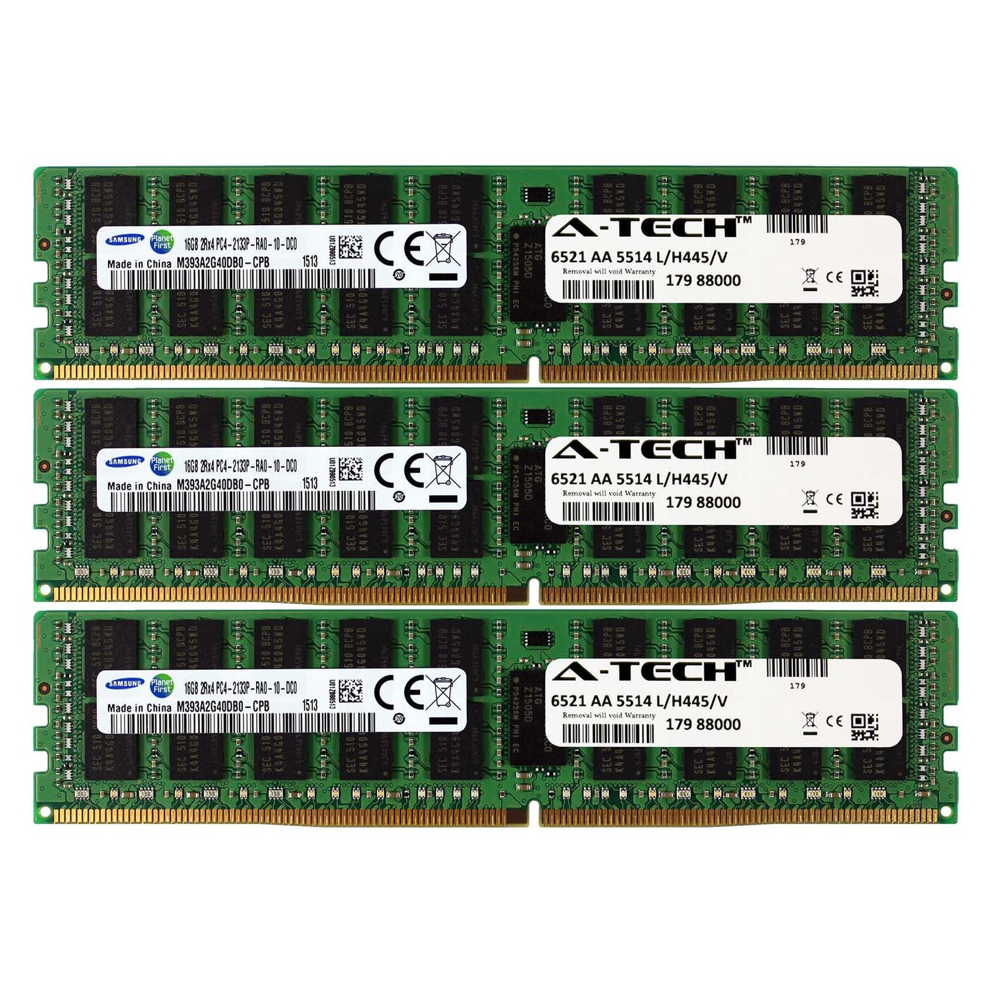 PC4-17000 Samsung 48GB Kit 3x 16GB HP ProLiant WS460c BL460c WS460c Memory RAM
