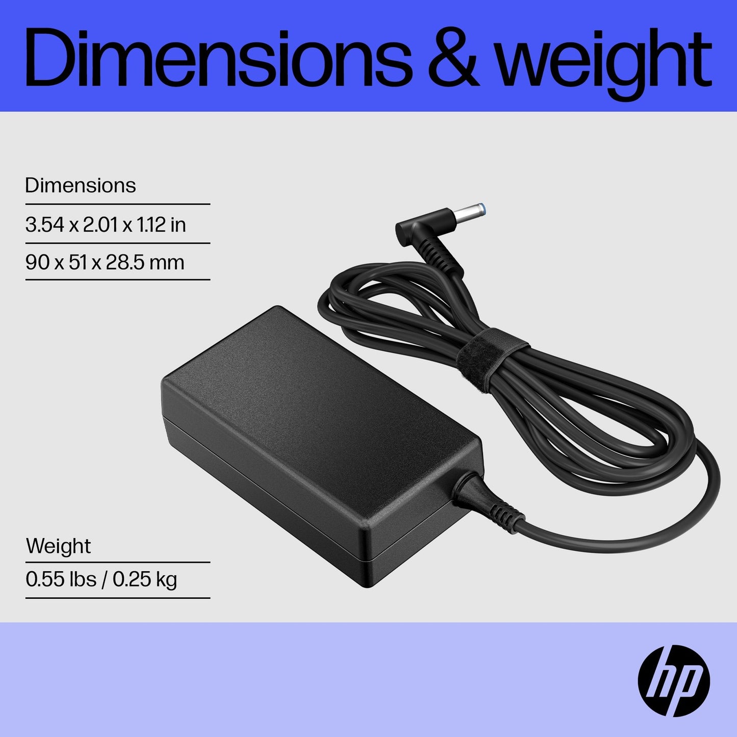 HP 65W 4.5mm Smart Adapter