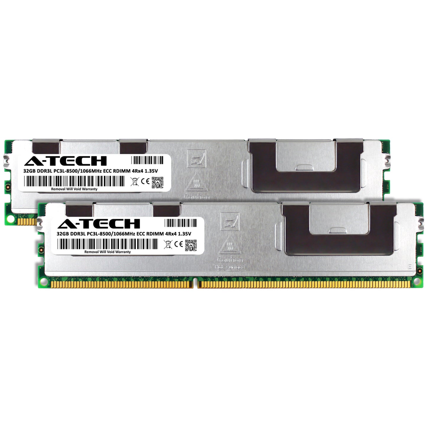 A-Tech 64GB 2x 32GB 4Rx4 PC3-8500R DDR3 1066 LV ECC RDIMM REG Server Memory RAM (NOT FOR HOME PC)