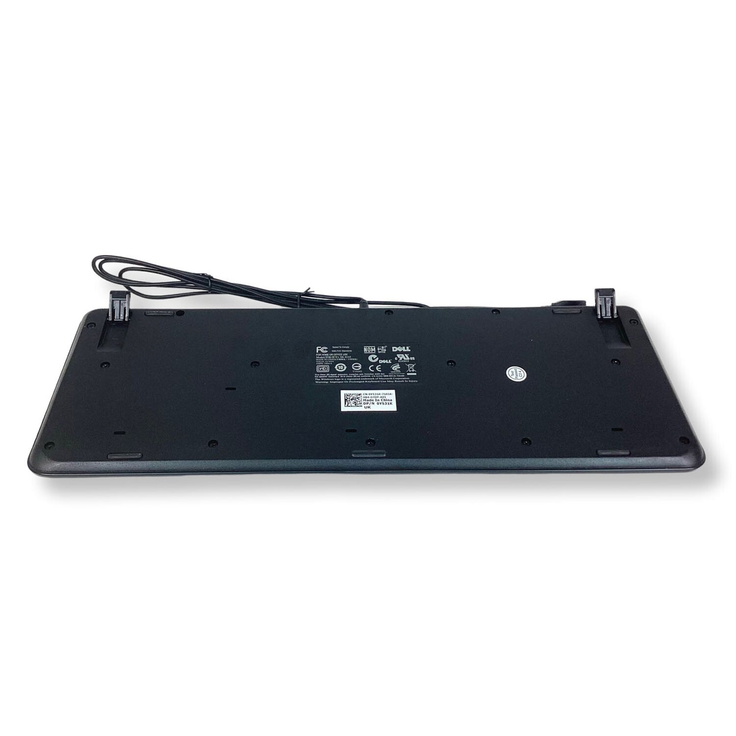 Dell SK-8185 US English 104-Keys Black USB Wired Slimline Desktop KeyboardY526K
