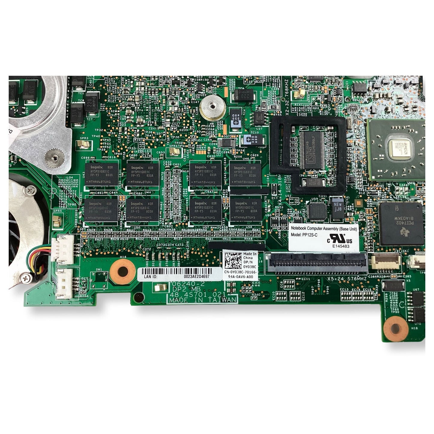 Genuine Dell Latitude XT Tablet Motherboard 1.33Ghz Core 2 Duo 0Y038C Y038C