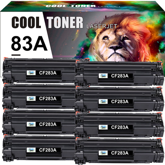 8PK CF283A 83A Toner Compatible with HP LaserJet MFP M201dn M125a M225dw M127fn