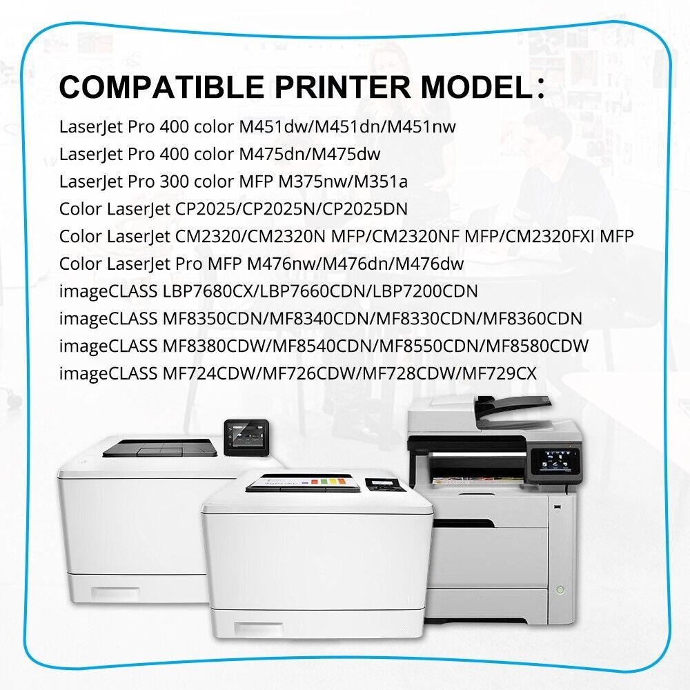 4P CE410X-CE413A 305X Toner For HP LaserJet Pro 300 400 Color MFP M375nw M451nw