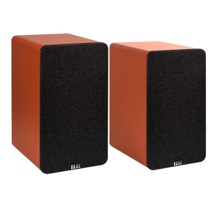 ELAC Debut ConneX DCB41-OR Powered Bookshelf Speakers with Bluetooth (Orange)