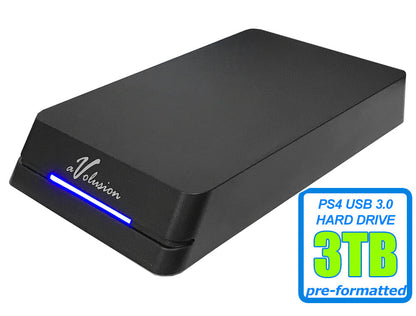 Avolusion 3TB HDDGear Pro External USB 3.0 Gaming Hard Drive - PS4, PS4 Slim Pro