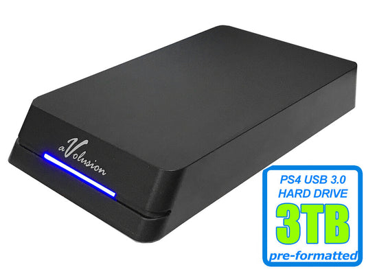 Avolusion 3TB HDDGear Pro External USB 3.0 Gaming Hard Drive - PS4, PS4 Slim Pro
