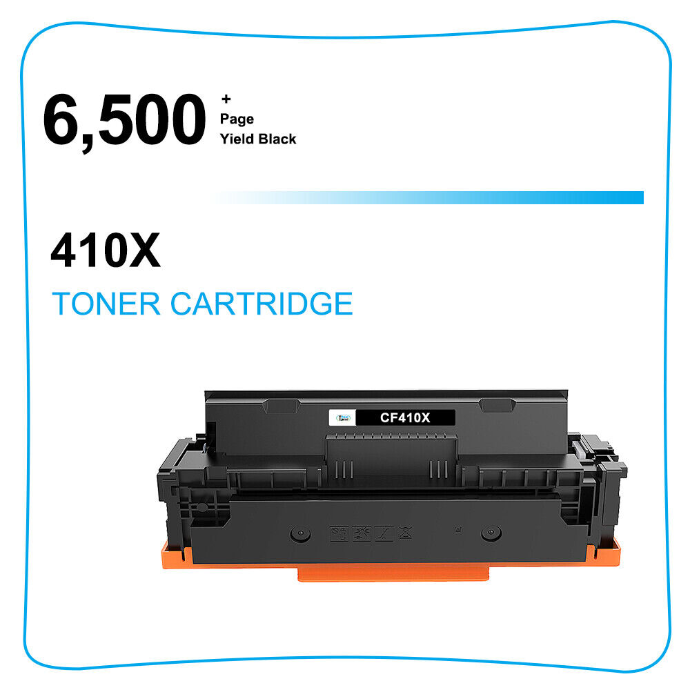 6PK CF410X -3X Toner Compatible with 410X HP M452dw M452nw M452dn MFP M477fnw