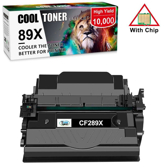 [With Chip]1x Toner Cartridge CF289X 89X Compatible for HP MFP M528dn M528f M507