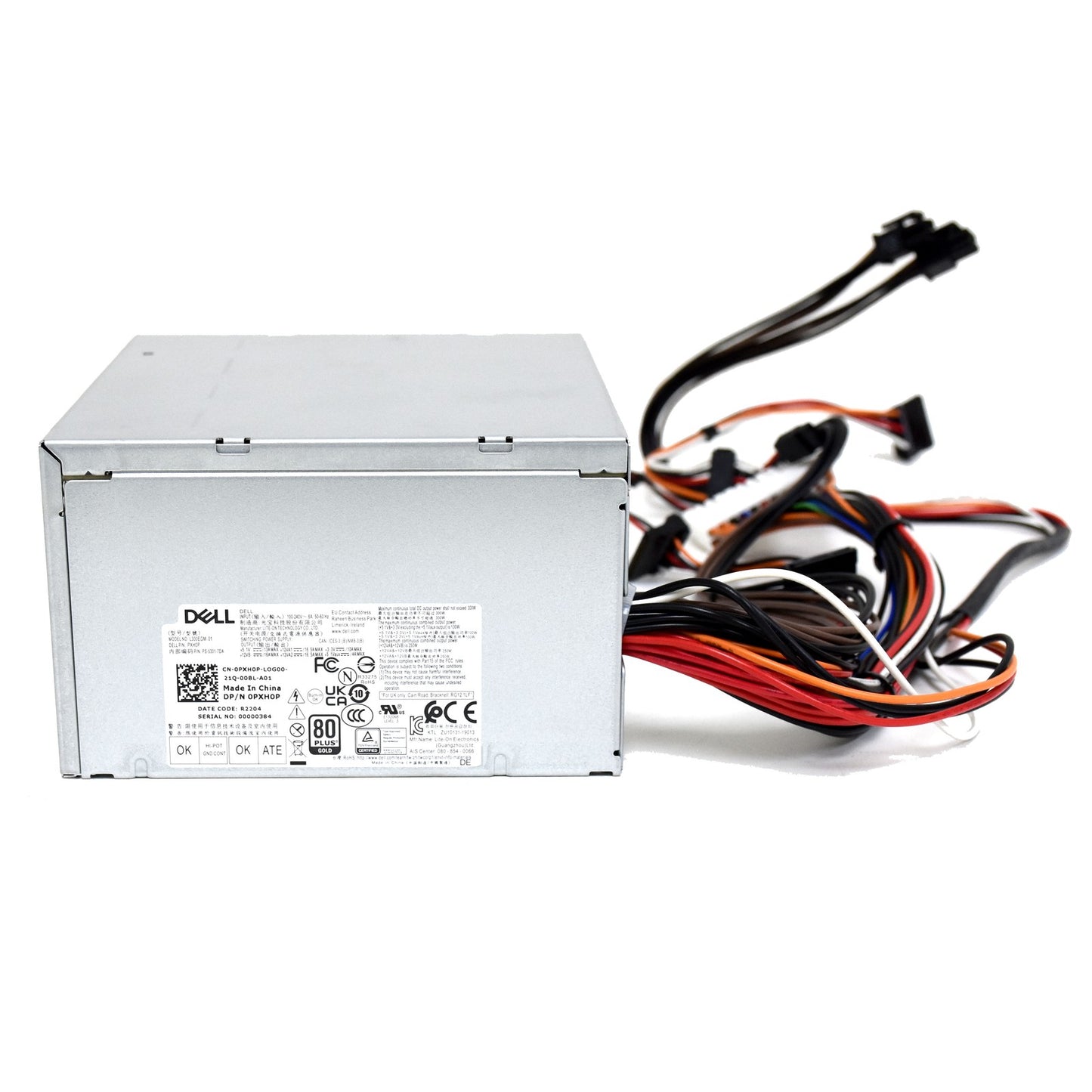 Dell Precision 3630 3640 3650 300W 80 Plus Gold Power Supply PXH0P L300EGM-01