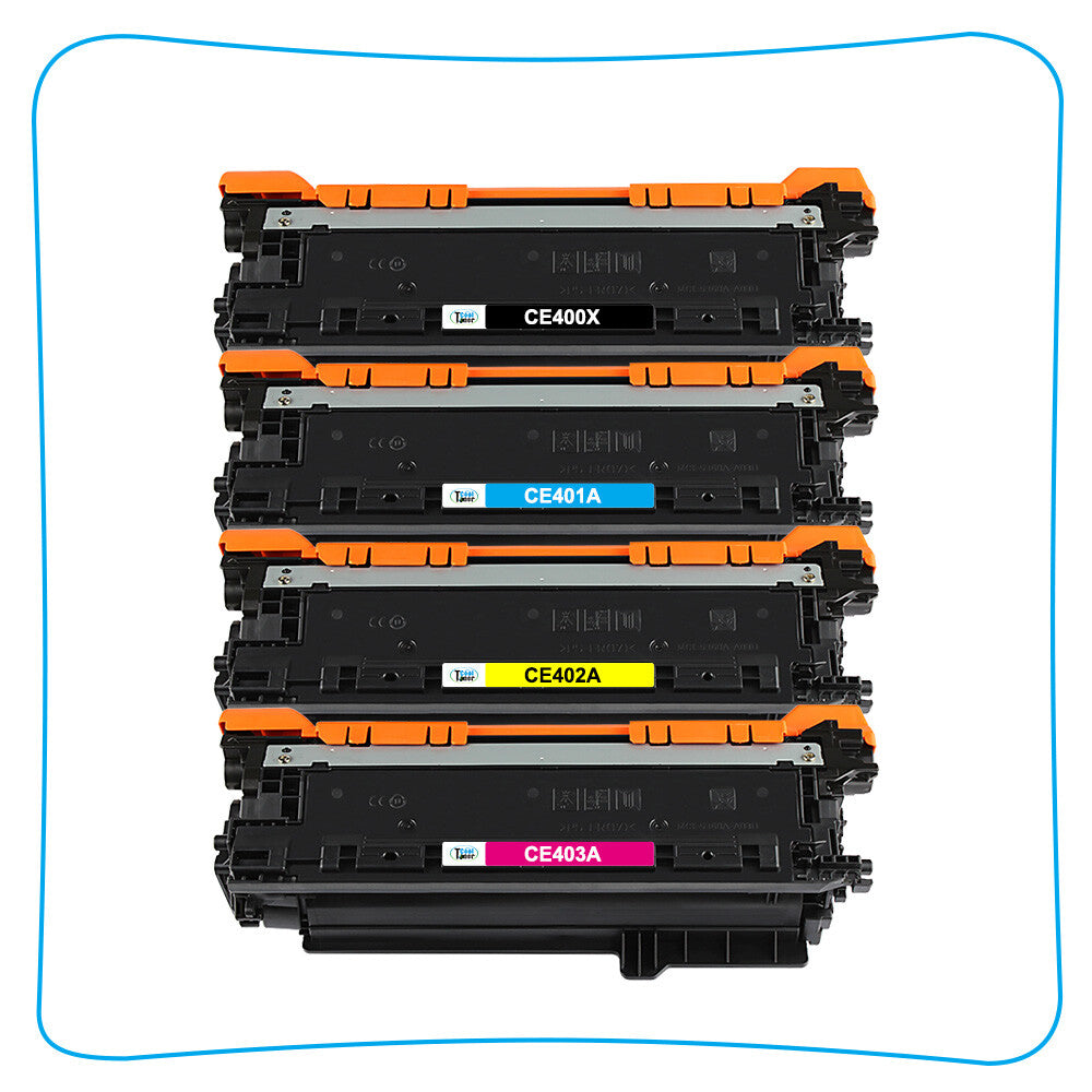 10 x CE400X Toner Compatible With HP 507X LaserJet Pro 500 M551n M570dn M575dn