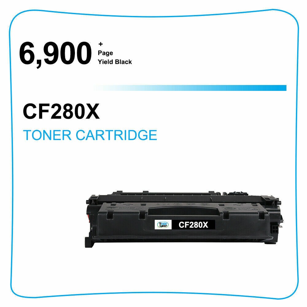 10 Pack CF280X 80X Toner Cartridge For HP LaserJet Pro 400 M401d M401dw M425dn
