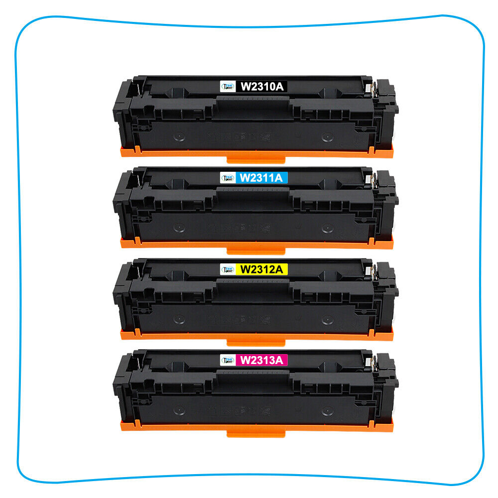 4Pk Color Toner W2310A (No Chip) Compatible With HP 215A M155 M182nw M183fw MFP