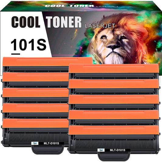 10 Pack MLT-D101S Black Toner Cartridge Samsung 101 ML-2165W SCX-3405W SF760P