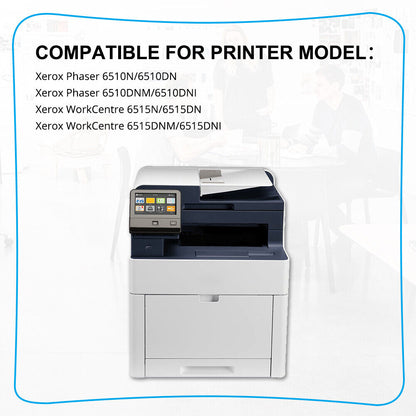 4PK 106R03480 Set Compatible For Xerox Workcentre 6515 Phaser 6510 dni Toner New