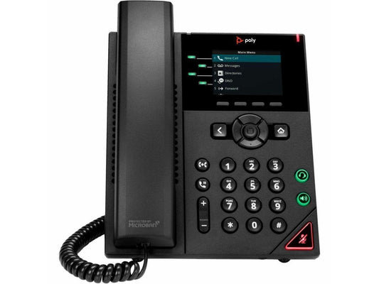 HP 89B62AA#AC3 Phone HP|89B62AA#AC3 VVX 250 4-line Desktop Phone PoE R Network R