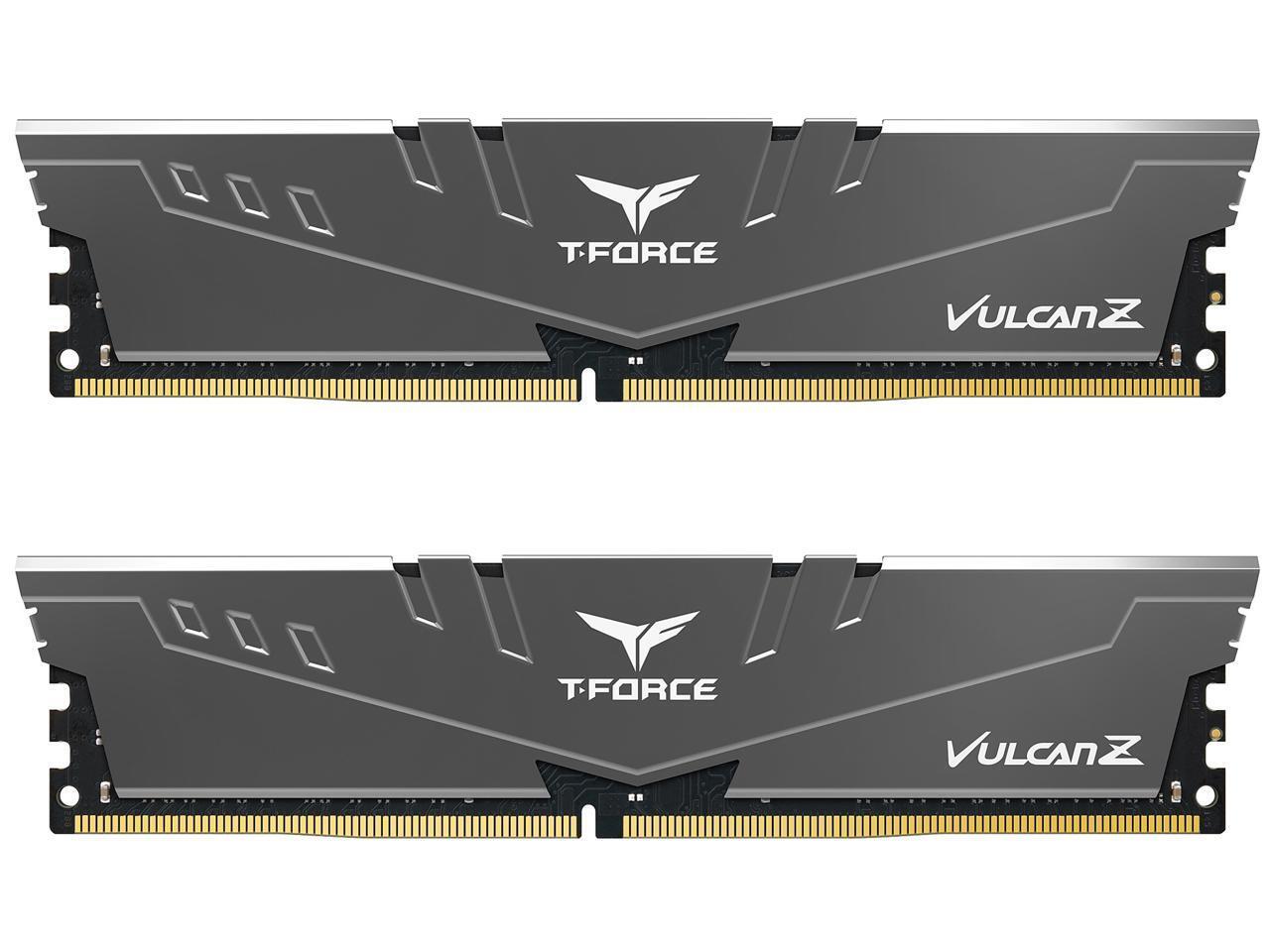 Team T-FORCE VULCAN Z 16GB (2 x 8GB) DDR4 3600 (PC4 28800) Intel XMP 2.0 Deskto
