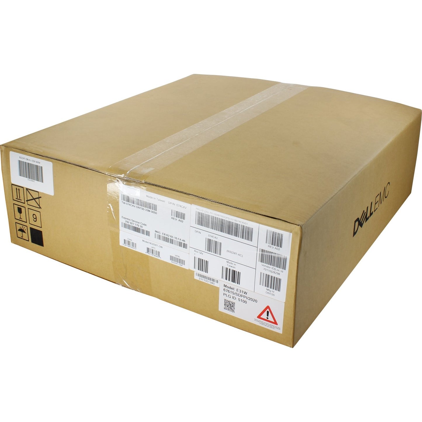 Dell Networking N3224T-ON 24P 1GbE 4P SFP+ 2P QSFP28 Switch (Kit)