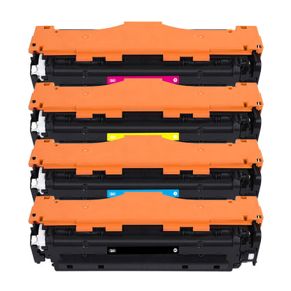 4PK Compatible with HP CF380X 312X Toner Laserjet Pro MFP M476dn M476dw M476nw