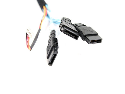 Lot of 2 Dell 3R7FF Midplane to Backplane Cable 3.5" For PowerEdge C6100