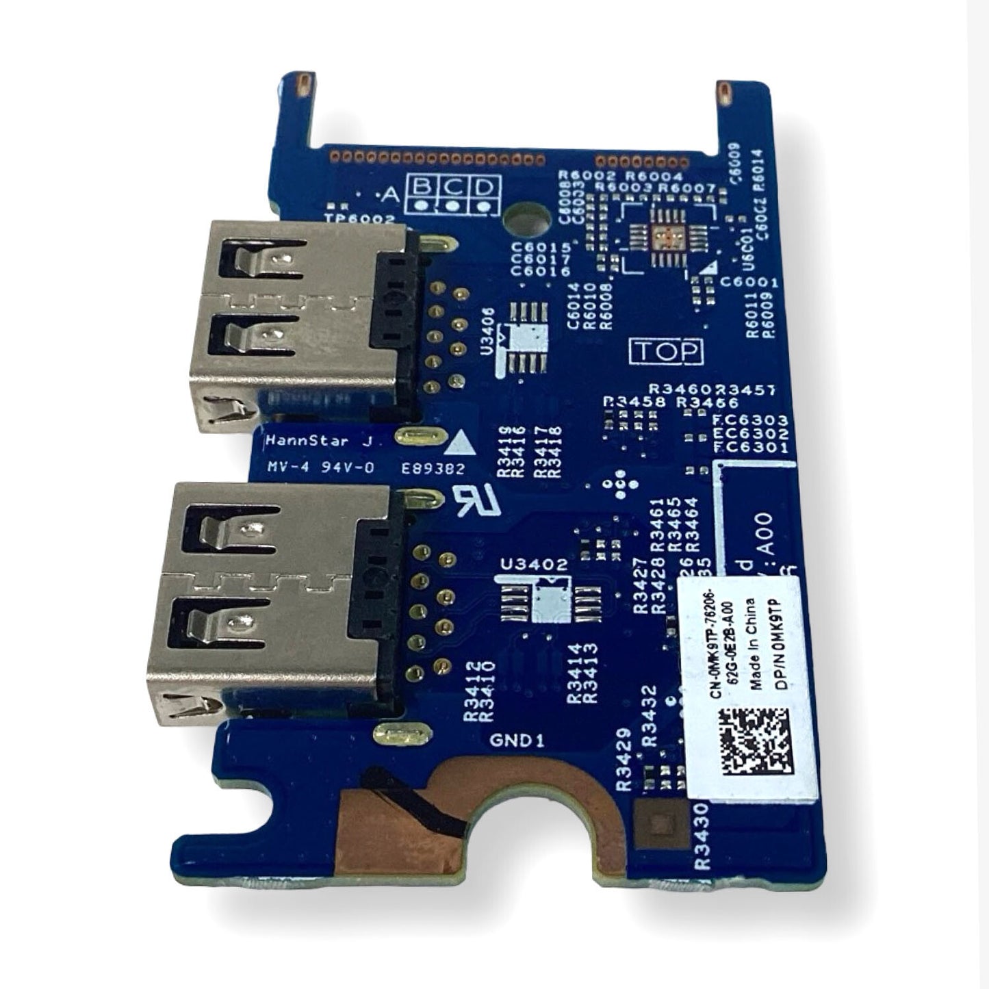 Lot of 2Dell Inspiron 15 7537 USB IO Circuit Board CHA01 DOH50 53HW4 MK9TP