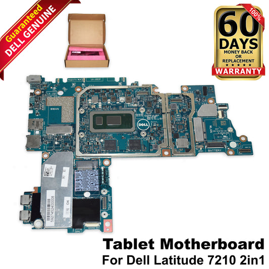 Dell Latitude 7210 2-in-1 Tablet Motherboard i3-10110U 4GB Ram LA-J321P 68J22