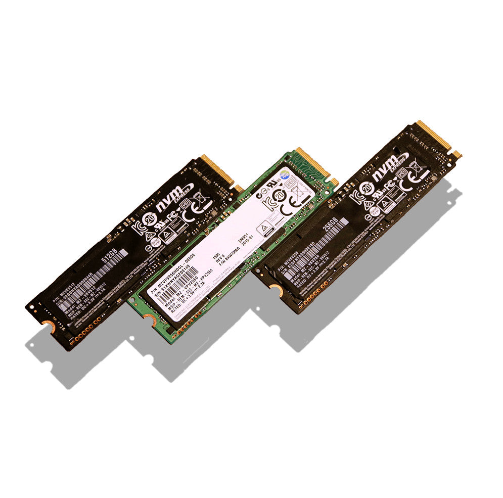 LOT of 10 Mixed Brand WD/Samsung/SK Hynix 256Gb PCIe NVMe SSD M.2 2280 Drive