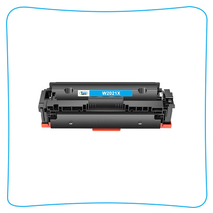 1x With Chip Cyan Toner W2020X Compatible With HP 414X LaserJet M454dn M479fdw