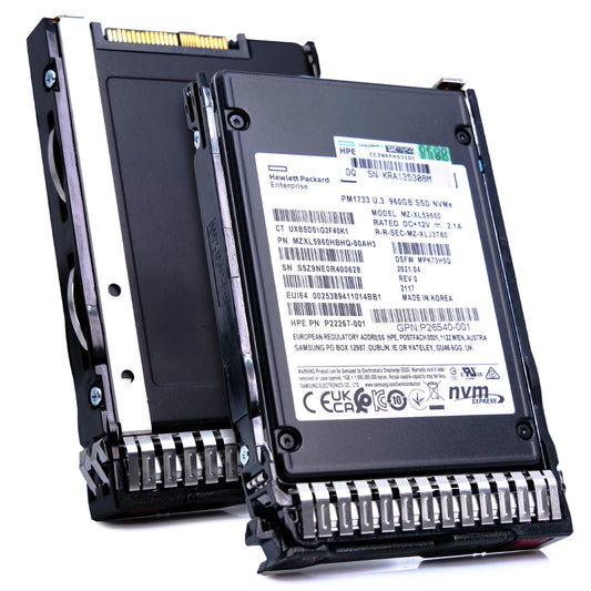 HP/Samsung 960GB U.3 NVMe PCIe Gen 4 2.5" Enterprise SSD - P26540-001