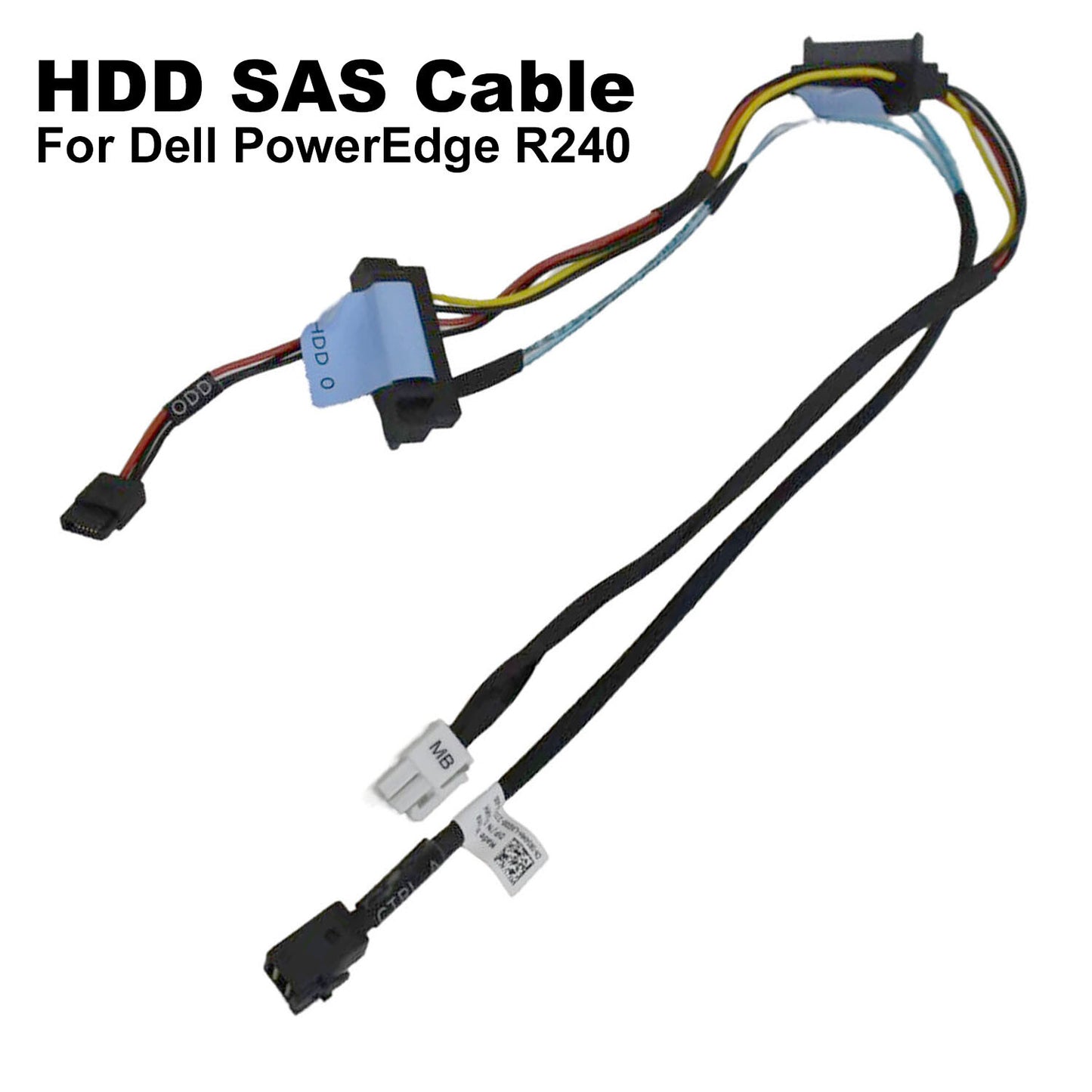 Lot of 10 DELL PowerEdge R240 Cold 2 Backplane SAS Cable Plus R Card Cable R04MH (NOT FOR HOME PC)