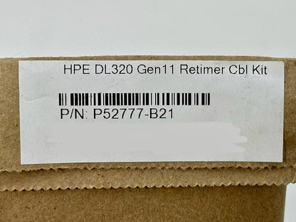 HPE ProLiant DL320 Gen11 NVMe Retimer Expander Card Cable Kit P52777-B21