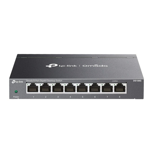 TP-Link DS108G | Omada 8-Port 10/100/1000Mbps Gigabit Unmanaged Desktop Switch