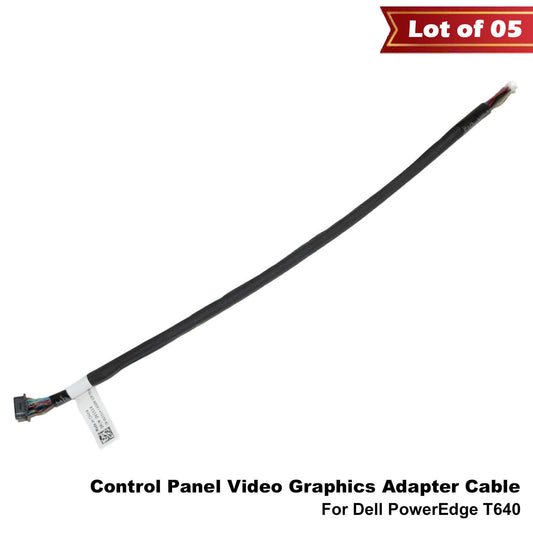 Lot of 5 Dell PowerEdge T640 Control Panel Video Graphics Adapter Cable V1514
