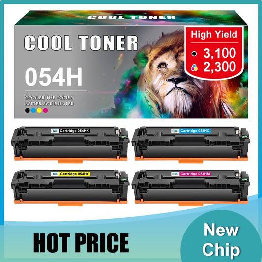 4 For Canon Cannon 054 Toner Cartridges Set Color Image Class LBP622cdw MF642cdw