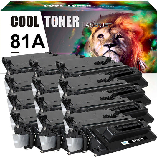 12PK Compatible With HP CF281A 81A Toner LaserJet Enterprise MFP M630dn M630f