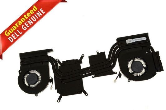 Alienware 15 R3 CPU / Graphics Cooling Heatsink Fan Assembly - AMD - NIB02 K2CV