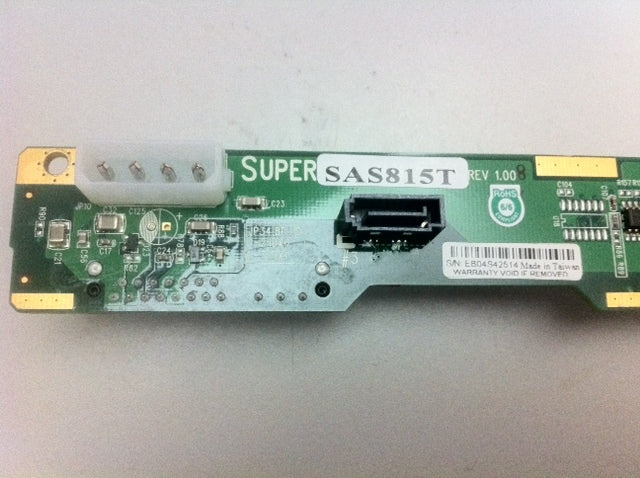 SuperMicro BPN-SAS-815T SAS HDD Backplane (NOT FOR HOME PC)